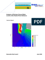 Analysis of Extreme Ocean Water Levels at The Hunter River Entrance