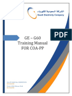 GE - G60 Training Manual For Coa-Pp: Anis Al-Habib Ben HAMMOUDA Shams Ullah Dilawar Shah