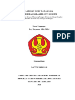 Safitri - Tugas Mid Test Laporan Hasil Wawancara