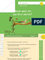 Jogo de Revisão - Quem Quer Ser Um Livro Aberto