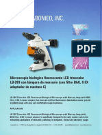 LB-283 Trinocular LED Fluorescent Microscope