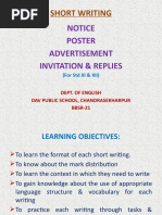 CBSE Notice Writing Format Guide | PDF