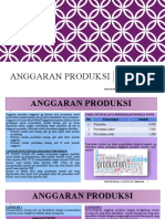 9, 16, 17 Maret 2022 (Anggaran Produksi)