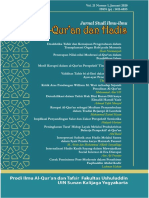 Al-Qur'an Dan Hadis: Jurnal Studi Ilmu-Ilmu