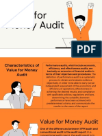 Value for Money Audit Characteristics