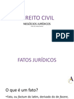 Direito Civil: Fatos Jurídicos e Negócios Jurídicos