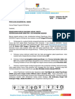 Pekeliling Akademik Bil. 34-2022 - Pengesahan Kursus Dan Draf Jadual Waktu Peperiksaan Akhir Semester 1 Sesi Akademik 20222023