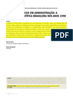 DAVEL e ALCADIPANI Estudos críticos em administração - a produção  científica brasileira nos anos 90