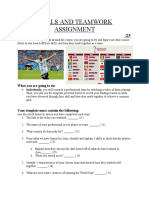 Soccer Performance Task