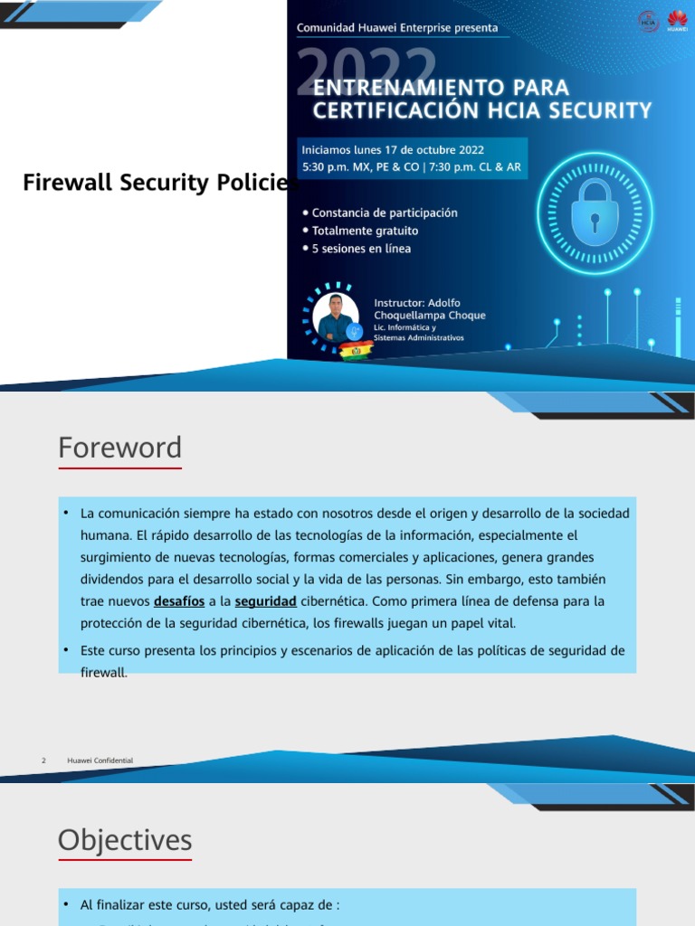 04 Firewall Security Policies | PDF