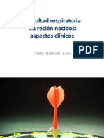 Dificultad respiratoria RN: signos y causas