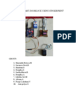 Smart Doorlock Using Fingerprint Sensor