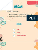Struktur Jaringan Organ