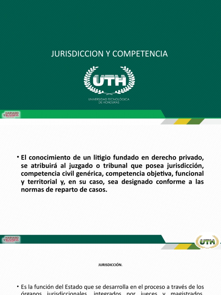 Jurisdiccion y Competencia | Descargar gratis PDF | Jurisdicción | Ley ...