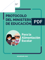 Protocolo alimentación escolar Mineduc