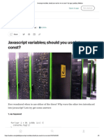 Javascript Variables Should You Use Let, Var or Const - by Sigu - Podiihq - Medium