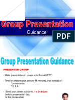 Presentation Guidance