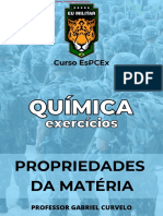 QUÍMICA - EX. - Propriedades Da Matéria