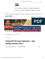 Friend of The Court, Jain Hawala Diaries