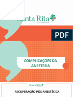 AULA 1 - Complicações Da Anestesia