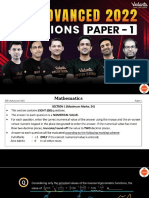 JEE Adv - 2022 - Paper-1