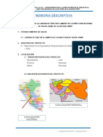 02 Mem. Descriptiva - Arquitectura CADENA DE FRIO