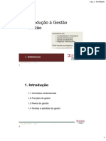 Introdução à Gestão e Funções do Gestor