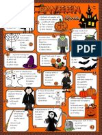 Halloween Quiz Fun Activities Games Reading Comprehension Exercis - 33430