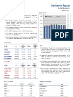 Derivatives Report 20th July 2011