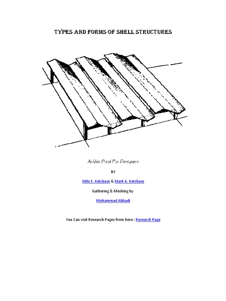 Types and Forms of Shell Structures PDF Vault (Architecture) Dome
