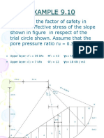 Factor of Safety Slope Example