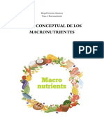 Mapa Conceptual de Los Macronutrientes: Miquel Femenias Alzamora Tema 1: Macronutrientes