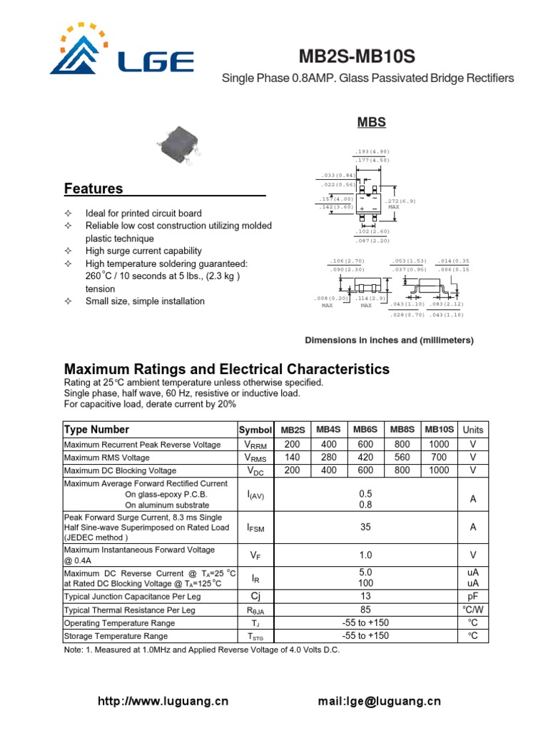 Technical Specifications and Performance Curves for Single Phase 0.8