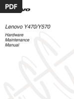 Download Lenovo Y470  Y570 Hardware Maintenance Manual by _lep_ SN60413439 doc pdf