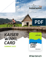 Broschuere Kaiserwinkl Card Sommer