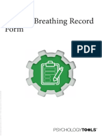 Relaxed Breathing Record Form En-Gb