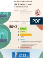Termodinámica de La Obtención de Dióxido de Carbono A Partir de Aire Atmosférico