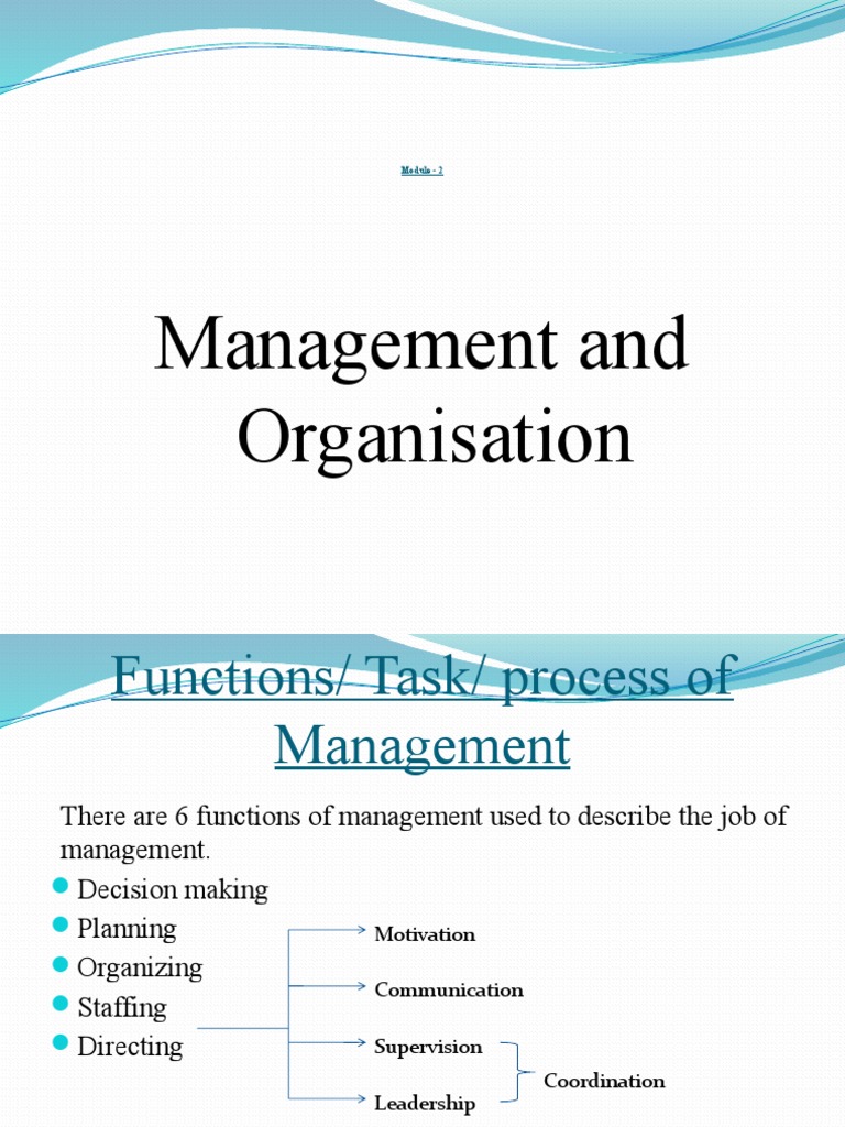 Functions of Management Explained | PDF | Goal | Leadership