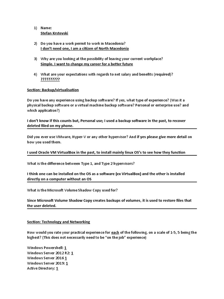 Email Interview Questions - Software QA MKD | PDF | Software | Computer ...