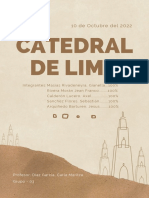 Análisis Catedral de Lima