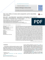 Anti-Cancer Effects of Cerium Oxide Nanoparticles and Its Intracellular Redox Activity