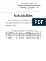 Solar Eclipse 25th October 2022