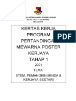 Kertas Kerja Program Pertandingan Mewarna Tahap 1