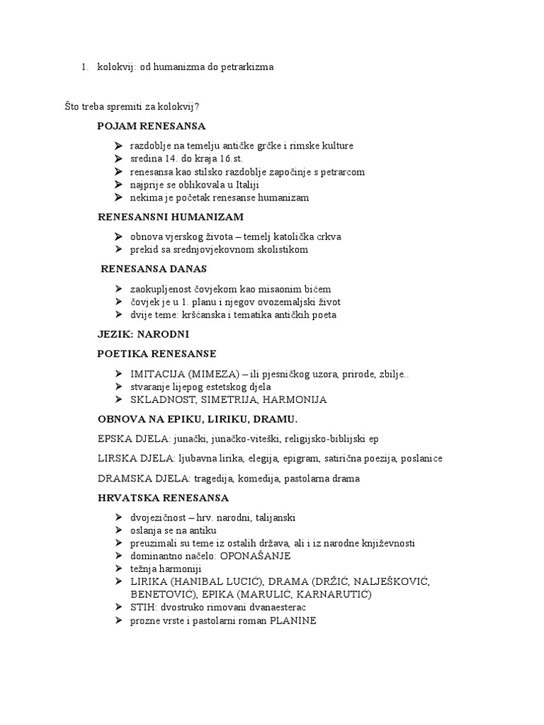 Građa 1. Kolokvija | PDF