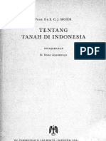 Mohr - Tentang Tanah Di Indonesia