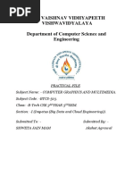 CGM Practical File by Akshat Agrawal