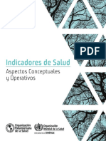 Indicadores de Salud Definición, Usos y Atributos