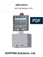 Instruction Manual Simet 1870 D
