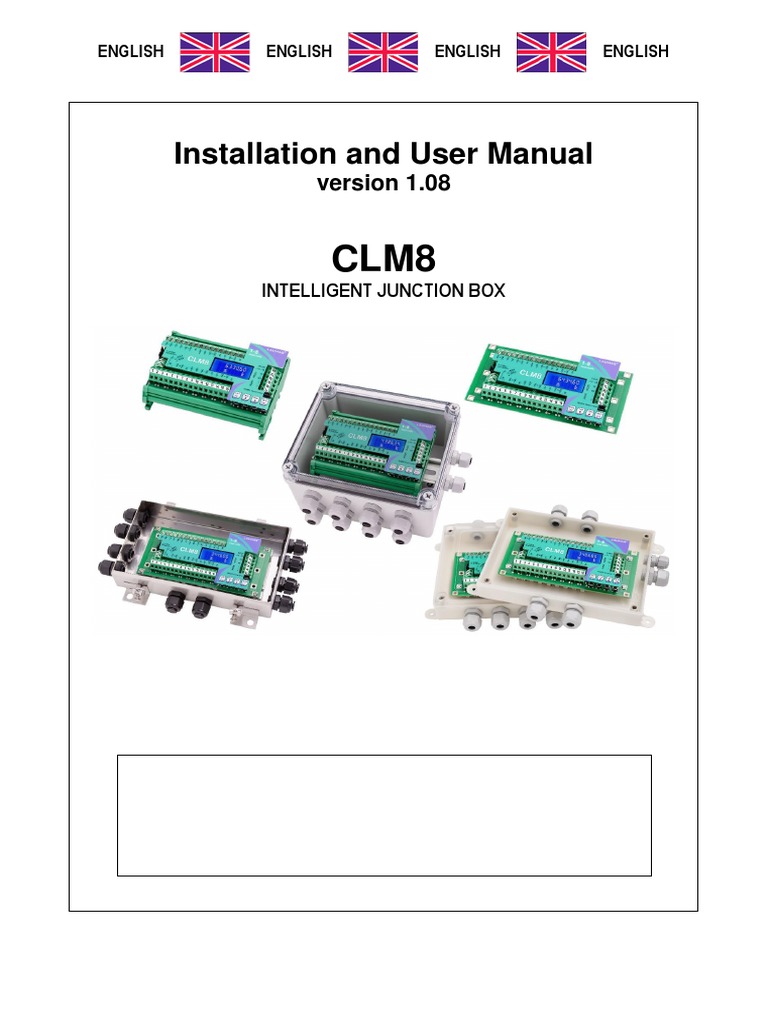 CLM8 CE-M Approved Legal For Trade Installer Manual EN | PDF | Menu ...