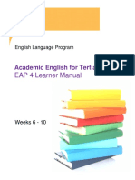 EAP 4 Weeks 6-10 Learner Manual 2022